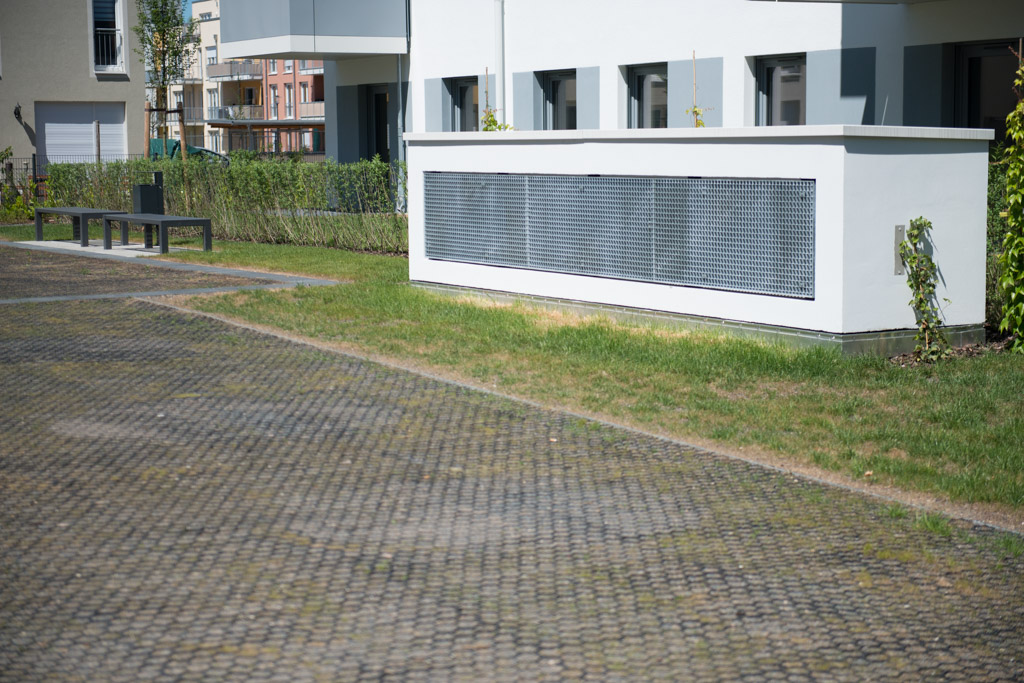 Feuerwehrzufahrt Feuerwehrzufahrt aus Rasengittern