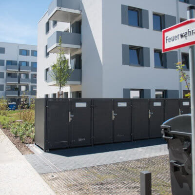 Rasengitter im Einsatz